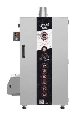 Borniak Rūkyklos Borniak Rūkykla 150L nerūdijančio plieno + BBQ ir laikmačiu BBDST-150V1.4