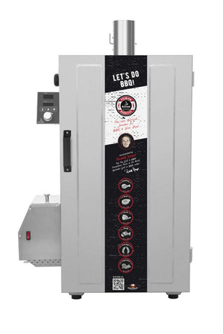 Borniak Rūkyklos Borniak Rūkykla 70L nerūdijančio plieno + BBQ ir laikmačiu BBDST-70V1.4