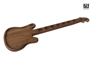 Chefs Soul Pjaustymas ir smulkinimas Ąžuolinė gitaros formos serviravimo lentelė Chefs Soul Yavar, 74 x 27