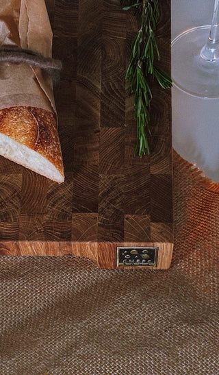 Chefs Soul Pjaustymas ir smulkinimas Ąžuolinė pjaustymo lentelė Chefs Soul Madrook Large, 30 x 45