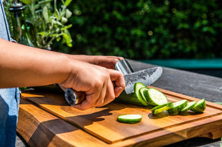 STYLE DE VIE Pjaustymas ir smulkinimas Japoniško plieno peilis STYLE DE VIE Olive Forged, Kid's Chef, 12 cm (šefo peilis vaikams)