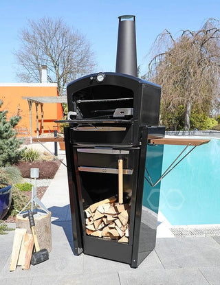 Augoust Atviri griliai Daugiafunkcė lauko kepsninė-orkaitė Augoust Four-grill Gastronomique