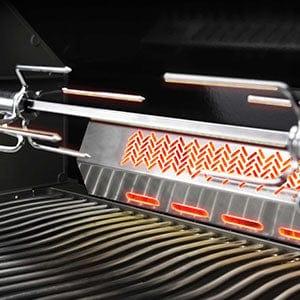 NAPOLEON Dujiniai griliai Dujinis grilis NAPOLEON Prestige Pro 665 (gamtinės dujos), plieno spalvos