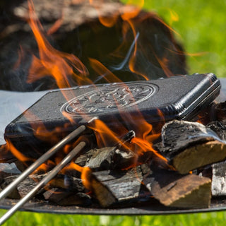 Petromax Indai iš ketaus Ketaus vaflių keptuvė PETROMAX, ilga rankena, 3 x 20 x 72 cm