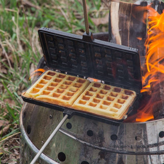 Petromax Indai iš ketaus Ketaus vaflių keptuvė PETROMAX, ilga rankena, 3 x 20 x 72 cm