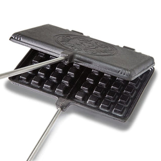 Petromax Indai iš ketaus Ketaus vaflių keptuvė PETROMAX, trumpa rankena,  3 x 19,4 x 49 cm