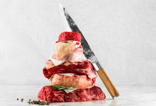 STYLE DE VIE Pjaustymas ir smulkinimas Japoniško plieno peilis STYLE DE VIE Olive Forged, Chef, 20,5 cm (šefo)