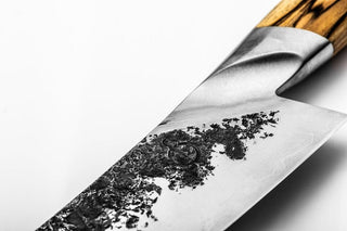 STYLE DE VIE Pjaustymas ir smulkinimas Japoniško stiliaus peilis STYLE DE VIE, Katai Forged, Santoku, 18 cm