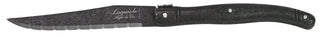 STYLE DE VIE Pjaustymas ir smulkinimas Steiko peiliai LAGUIOLE Premium Line by STYLE DE VIE, 6 vnt. su stovu, Black Stonewash
