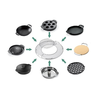 WEBER Grotelės Grotelės su GBS sistema WEBER 5,5 mm storio, Ø 54,5 cm