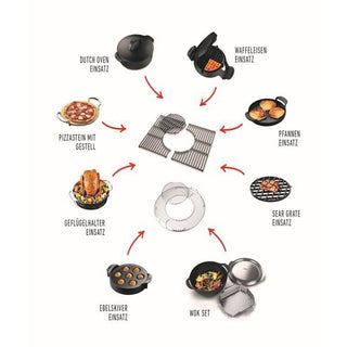 WEBER Grotelės Grotelės su GBS sistema WEBER 5,5 mm storio, Ø 54,5 cm