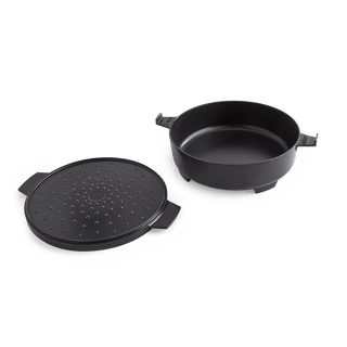 WEBER Indai iš ketaus Ketaus puodas WEBER Dutch Oven Duo, 6,8 l, 42,3 x 33,5 x 12,2 cm