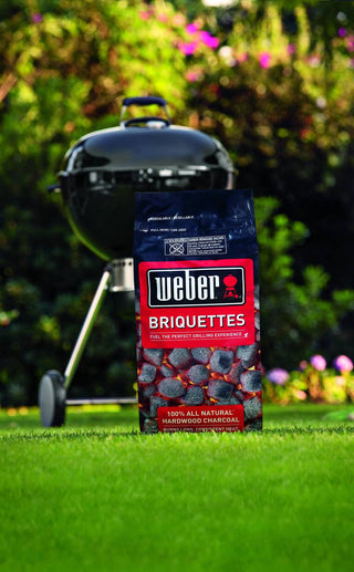 WEBER Kuras Presuoti anglies briketai WEBER, 8 kg