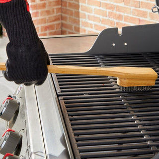 WEBER Šepečiai Grilio šepetys WEBER, bambukinis, 46 cm