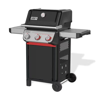 Weber Spirit E-325 GBS gas grill, with side stove, black