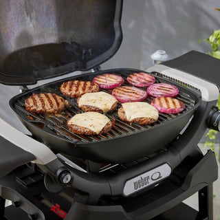 WEBER Q 1200N Gas Grill with Stand, 1501086 - WEBER - Evelostore