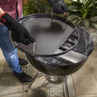 WEBER Round Griddle Insert for 57cm Charcoal Grills, 3400844 - WEBER - Evelostore