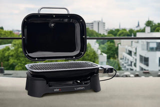 WEBER LUMIN COMPACT electric grill with stand
