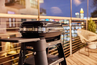 WEBER LUMIN COMPACT electric grill with stand