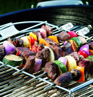 WEBER KEBAB SET with 5 Skewers - grilling tools, 6606 - WEBER - Evelostore