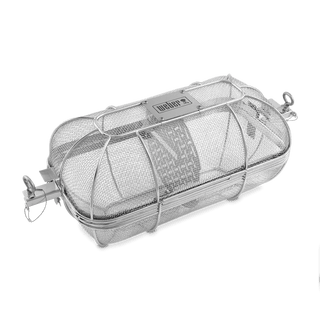 WEBER CRAFTED ROTISSERIE grilling basket 19x48x20cm, 7686 - WEBER - Evelostore