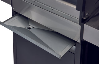 Enders Monroe Pro Black 3 K Turbo Gas Grill with Turbo Zone and Side Stove, Graphite/Steel Colours