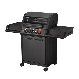 Enders Monroe Pro 3 SIK Turbo Shadow Gas Grill with Turbo Zone and Side Cooker, Graphite Colours