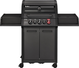 Enders Monroe Pro 3 SIK Turbo Shadow Gas Grill with Turbo Zone and Side Cooker, Graphite Colours