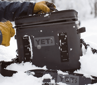 YETI Hopper Flip 18 Soft Cooler minkštas šaltkrepšis, Tamsiai pilka spalva - nuotrauka 20