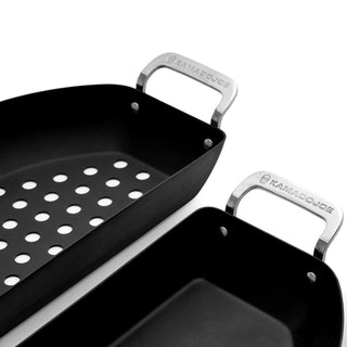 Carbon Half Moon frying pan set Kamado Joe, 2 pcs.