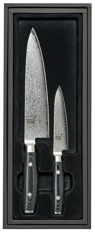 YAXELL RAN set chef 15 cm + paring 10 cm I 69 layers, VG-10