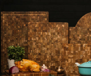 Teakhaus Butcher Block Medium Thick, 40.5 x 30.5 x 4 cm