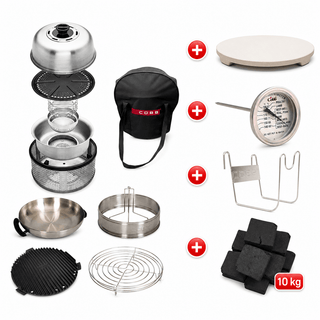 Travel/picnic grill COBB Kitchen in a BOX (Premier AIR), charcoal, Ø 33cm