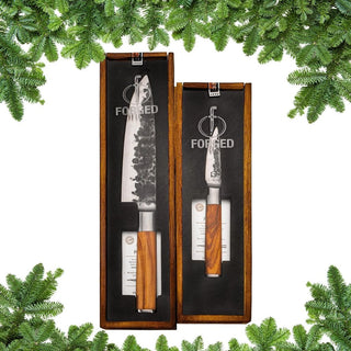 Kalėdinis dovanų rinkinys su Style de Vie peiliais – prabangi dovana grilio meistrui ar gurmanui.