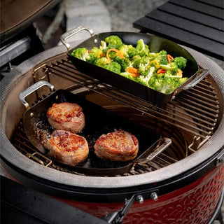 Kamado Joe Kamado griliai Karboninių Half Moon keptuvių rinkinys Kamado Joe, 2 vnt.