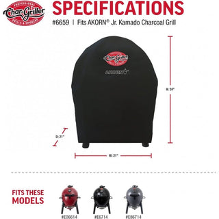 Char-Griller AKORN Junior 14'' grilio uždangalas