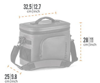Petromax Šaltkrepšis Šaltkrepšis PETROMAX 22L, pilkas, 2.5kg, 43 x 34.5 x 34.5 cm
