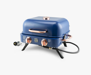 Kenmore 2 degiklių nešiojamas dujinis grilis - Blue / mėlyna