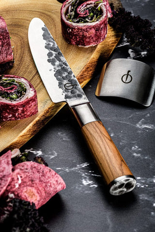 STYLE DE VIE Pjaustymas ir smulkinimas Japoniško plieno peilis STYLE DE VIE Olive Forged, Kid's Chef, 12 cm (šefo peilis vaikams)