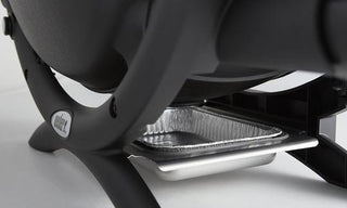 Electric grill WEBER Q 2400 with stand and side shelves, cast iron grill 54 x 39 cm, 2,2 kW