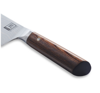 Japanese Damascus steel knife OLEIO Zayiko, Kasshoku, Nakiri, 18 cm