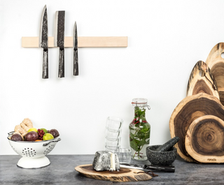 Serving table STYLE DE VIE, Acacia, oval, L, 52x23 cm