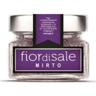Kiti Prieskoniai ir malūnėliai Sardinijos jūros druskos dribsniai FIOR DI SALE su mirta, 100 g