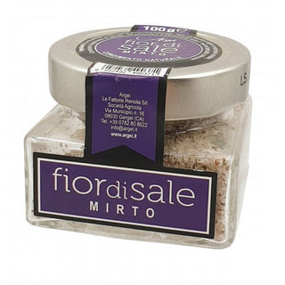 Kiti Prieskoniai ir malūnėliai Sardinijos jūros druskos dribsniai FIOR DI SALE su mirta, 100 g