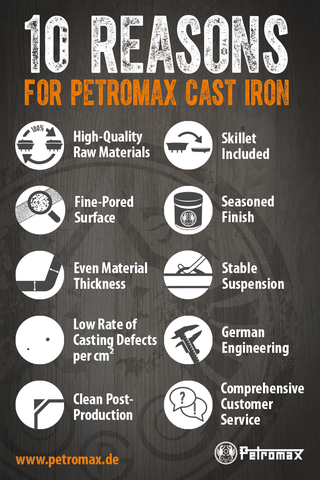 Petromax Indai iš ketaus Ketaus katilas PETROMAX FT3-T be kojų