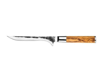 STYLE DE VIE Pjaustymas ir smulkinimas Japoniško plieno peilis STYLE DE VIE Olive Forged, Boning, 16 cm (iškaulinimo)