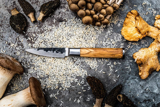 STYLE DE VIE Pjaustymas ir smulkinimas Japoniško plieno peilis STYLE DE VIE Olive Forged, Paring, 8,5 cm (vaisių ir daržovių)