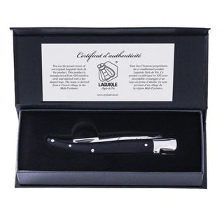 STYLE DE VIE Pjaustymas ir smulkinimas Kišeninis peiliukas LAGUIOLE by STYLE DE VIE, juodmedis, ašmenų ilgis 9,5 cm