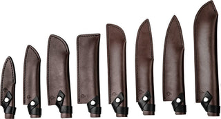 STYLE DE VIE Pjaustymas ir smulkinimas Odinis dėklas STYLE DE VIE Leather, Forged Utility peiliui