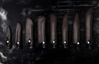 STYLE DE VIE Pjaustymas ir smulkinimas Odinis dėklas STYLE DE VIE Leather, Forged Vegetable peiliui